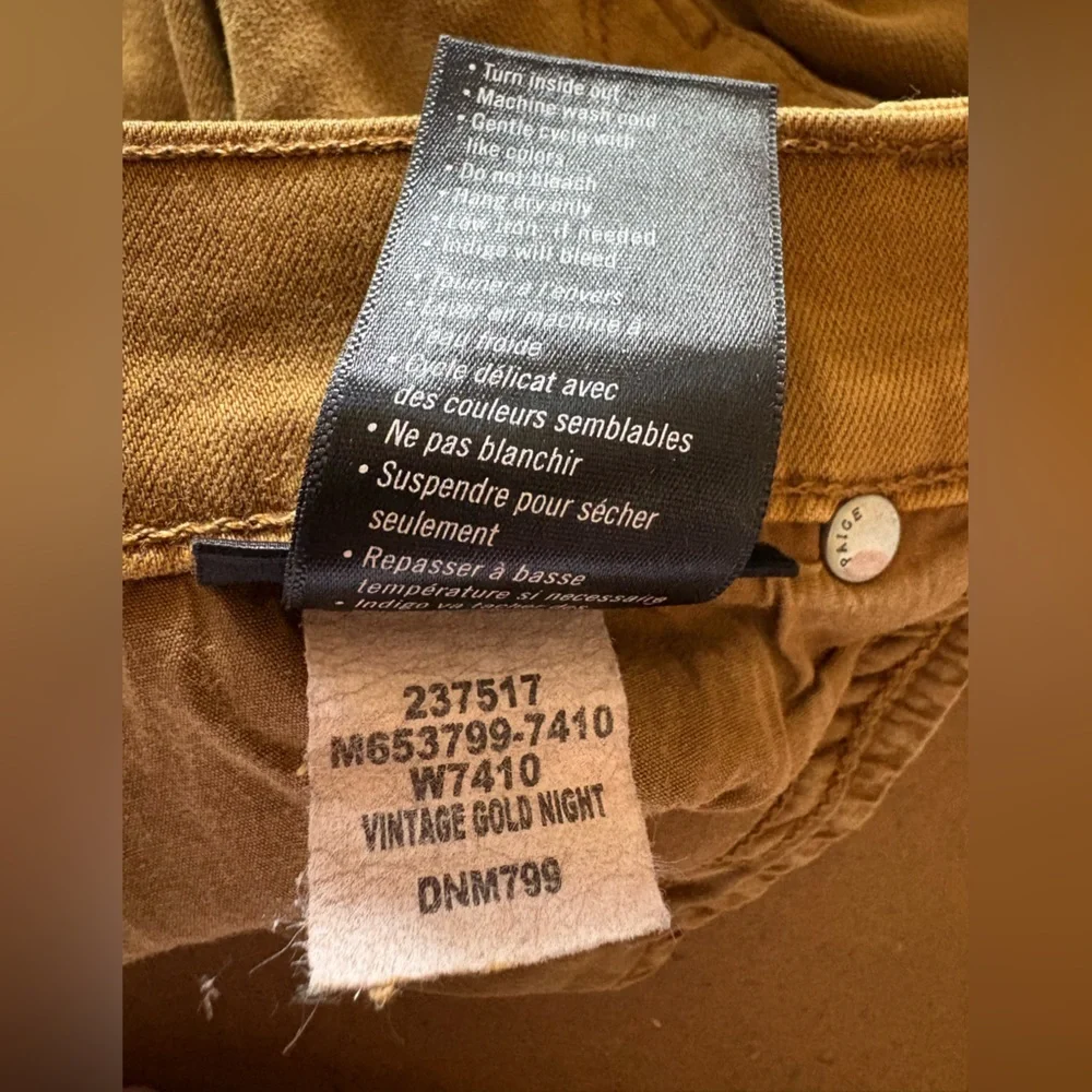 Paige Lennox Slim Transcend Women’s Jeans-Size: 31-Color: Gold-Preowned - Picture 12 of 12